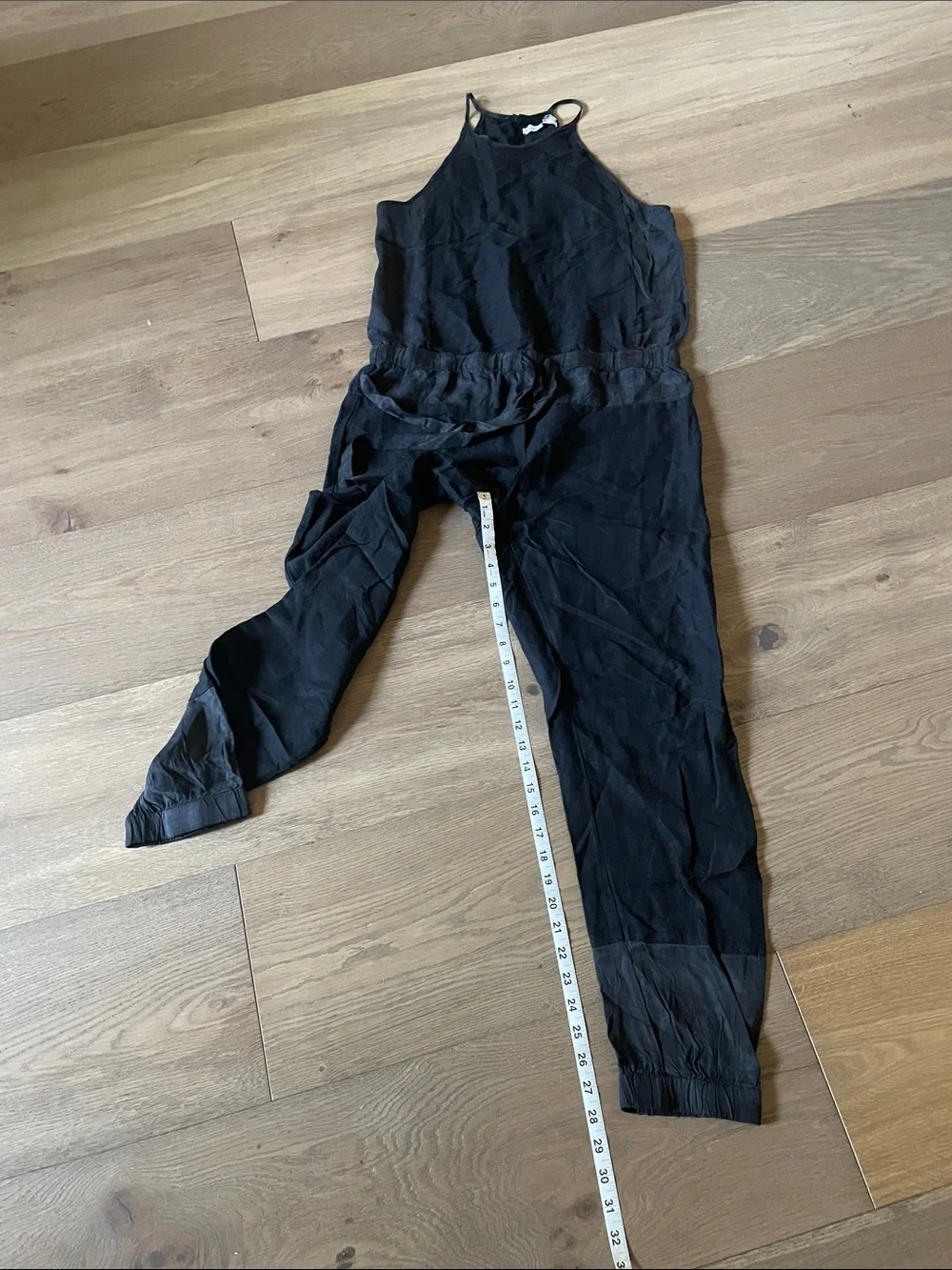 YFB by Young Fabulous & Broke Diego Linen Blend Black Jumpsuit Size Medium